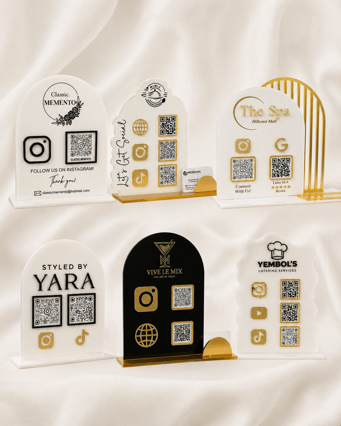 Social Media QR Signs