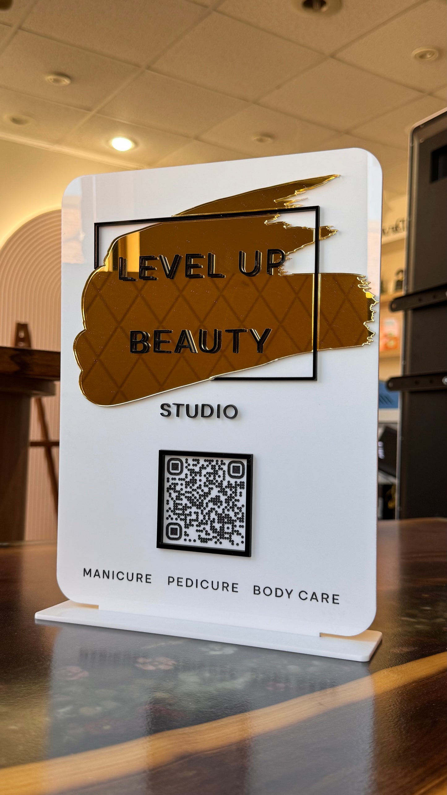 Rounded Edge Social Sign