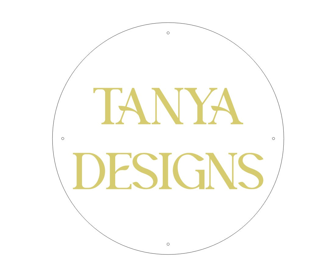 Round Business Sign