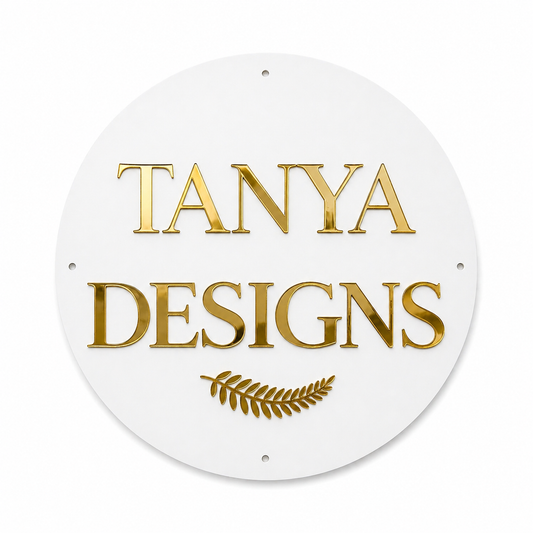 Round Business Sign