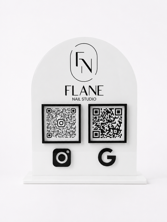 Arched QR Sign