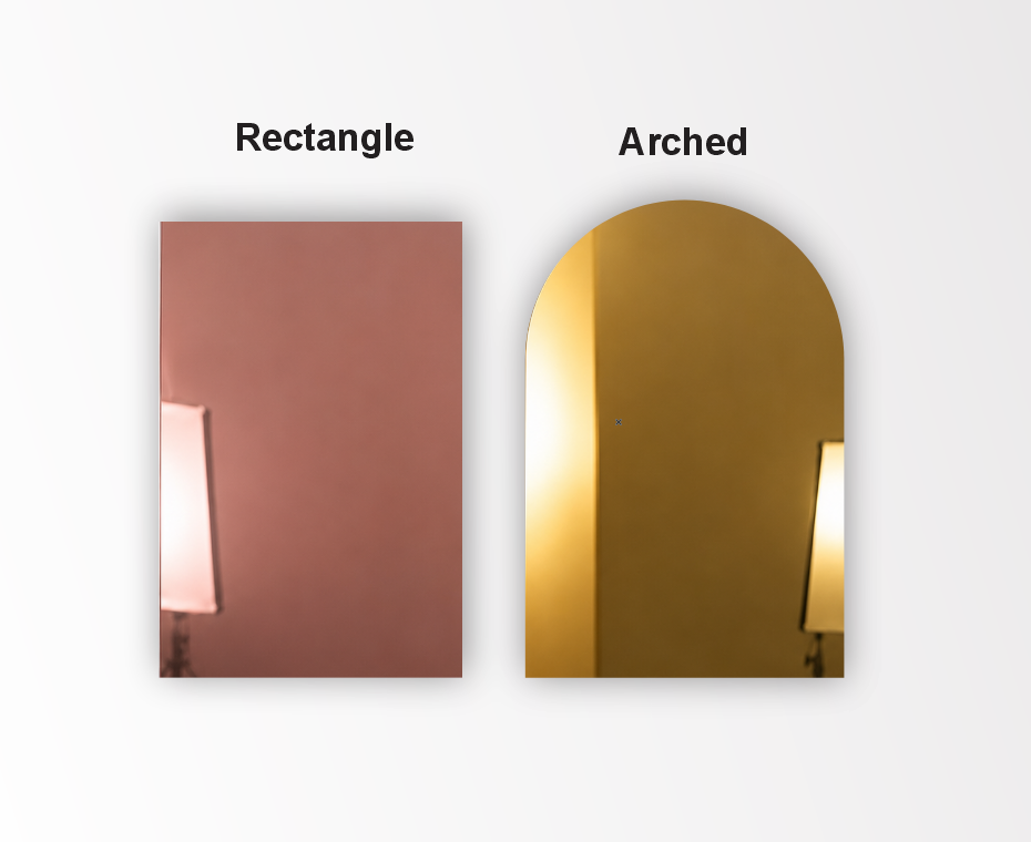 Large 24"x36" Acrylic Sheet | Arch & Rectangle Styles